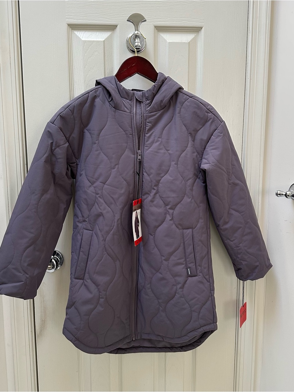 NWT Mondetta Youth Quilted Purple Jacket Size Medium